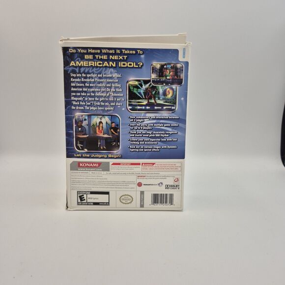 Nintendo Wii American Idol Encore With Mic - Picture 2 of 7